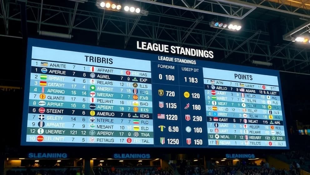 Poängställning i Partizan denna säsong